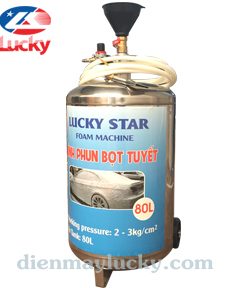 Bình bọt tuyết rửa xe inox 80 lít